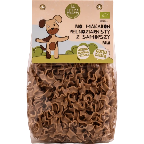 Bio Makaron Pełnoziarnisty z Samopszy Fala